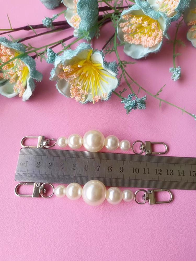 Double Head Lobster Clasp Pearl Lanyard for DIY Phone Chains & Bag Accessories