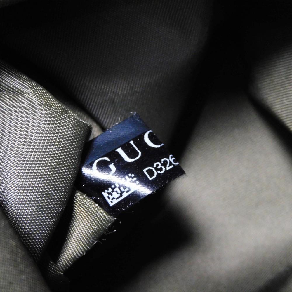 Used 9539 Web Stripe Tote 131230 7924 Logo Embossed Leather Patch Double G Red GG Canvas Beige Unisex from Japan