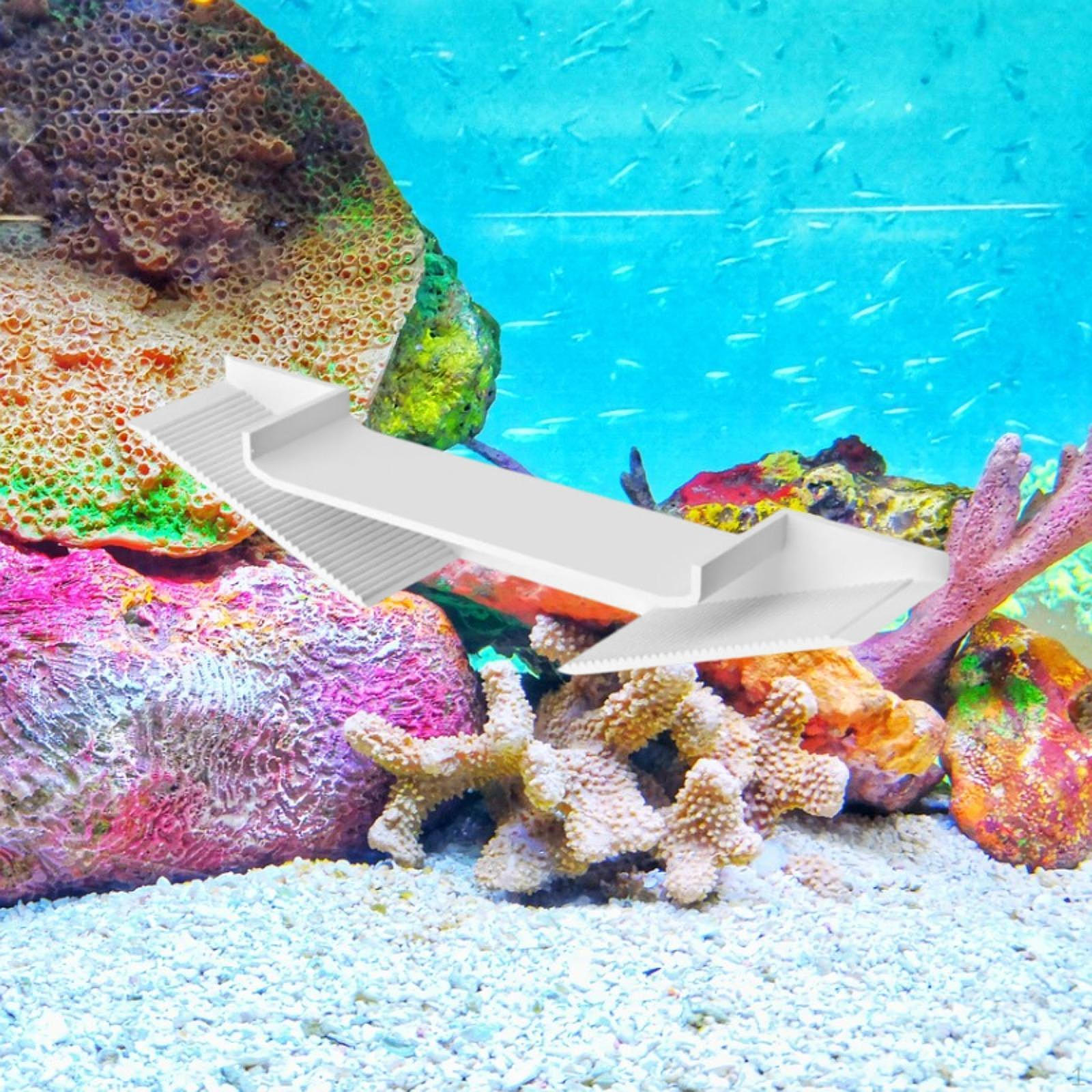 

Аквариумный туннель для аквариумов с рыбками, пещера для креветок, аксессуары и декор White S