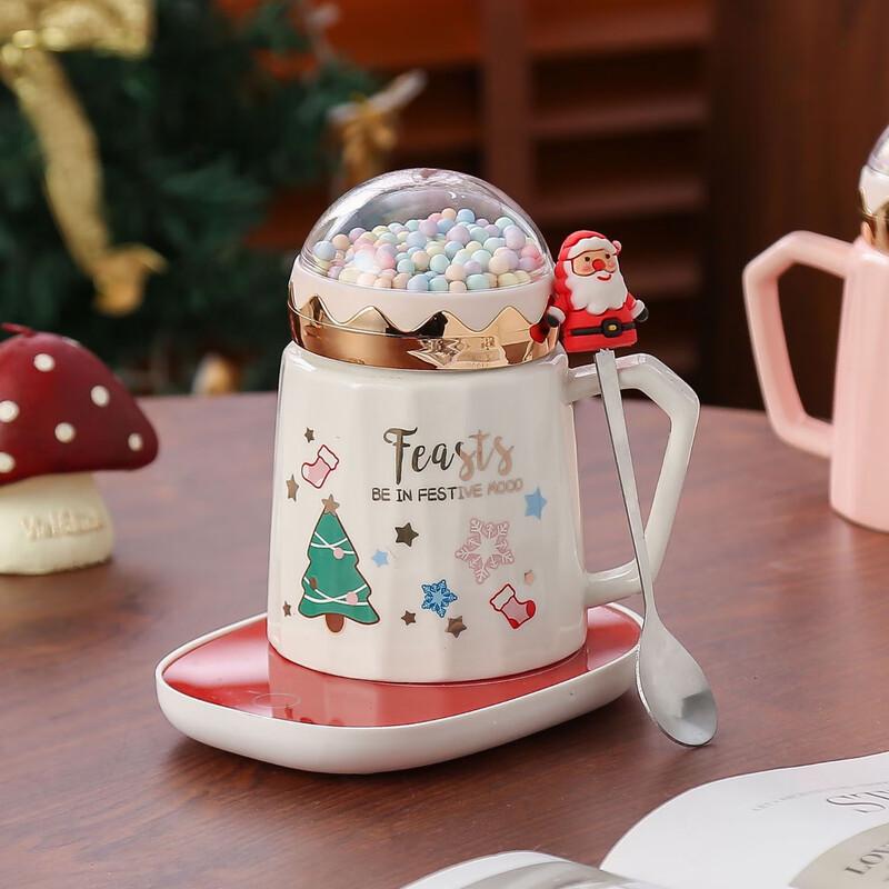 Christmas Ceramic Mug & Warmer Gift Set