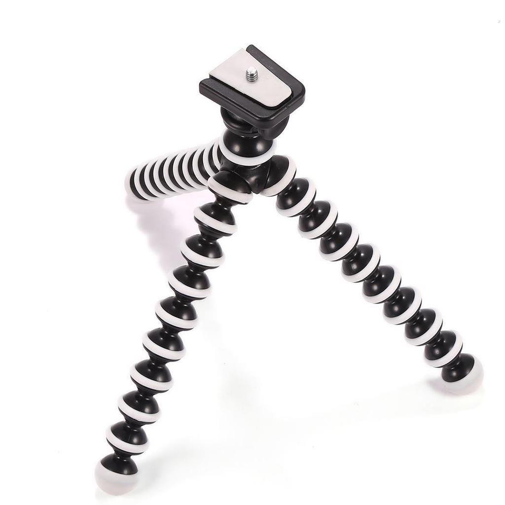 Compact Lightweight Selfie Mini Portable Universal Camera Tripod Bluetooth Remote Control Frosted Black