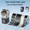 Niimbot M2/M3 Black Printing Paper Hardware Qualification Certificate Electrical Equipment Nameplate Label Self-adhesive Sticker