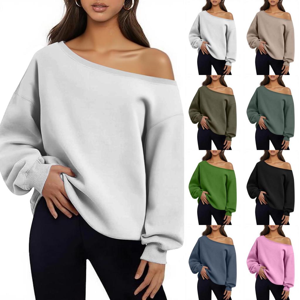 Women's Casual Asymmetric Hoodie with Slanted Hem for Daily Wear