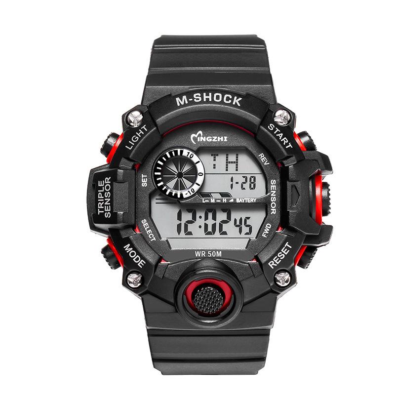 Topmarke Neue Studentenuhr Silikonuhr Multifunktionale Sport Digital Leuchtend Wasserdicht Coole Elektronische Uhr