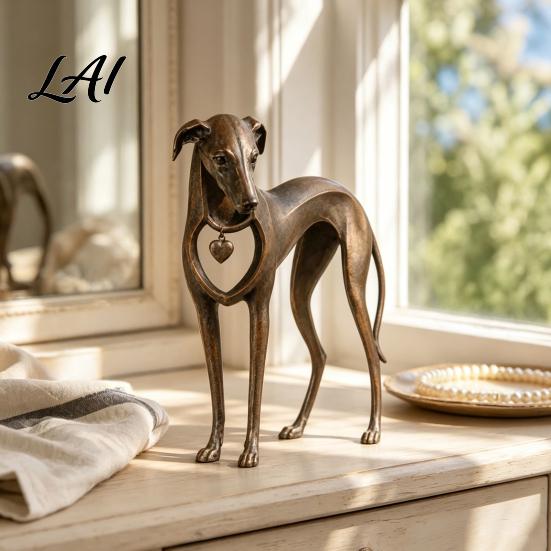 Resin Sculptures Animal Sitter Sitting Farmhouse for Shelf Figurine, Whimsical Dangling Leg Donkey, Highland