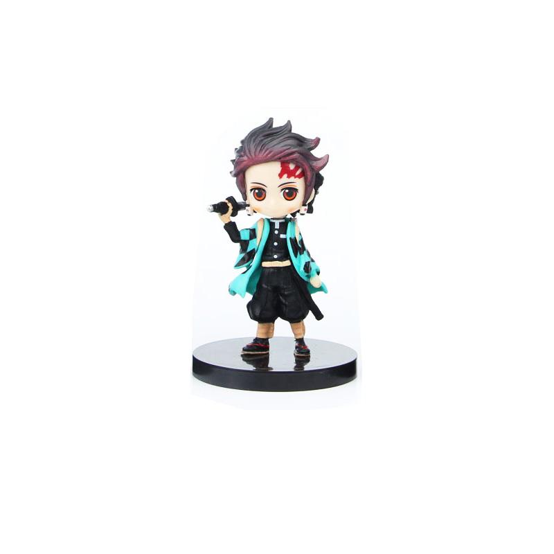 Anime Demon Slayer Figure Kimetsu No Yaiba Toy Figure Q Posket Kamado Tanjirou Kamado Nezuko PVC Model Toys
