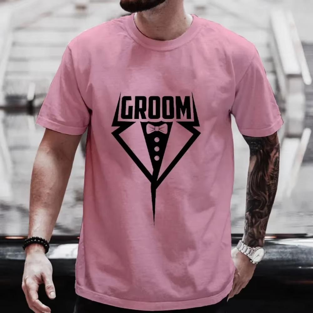 2024 Team Groom Squad Tees Fashion Graphic Single Farewell Party T-shirt Future Wedding Blouses Bachelor Stag Party Evg Tops