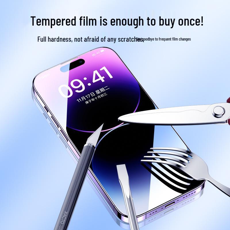 iPhone 17 Pro Max Tempered Glass Screen Protector - Anti-Peep, Dust-Free Film, Compatible with iPhone 14/15/16 Models
