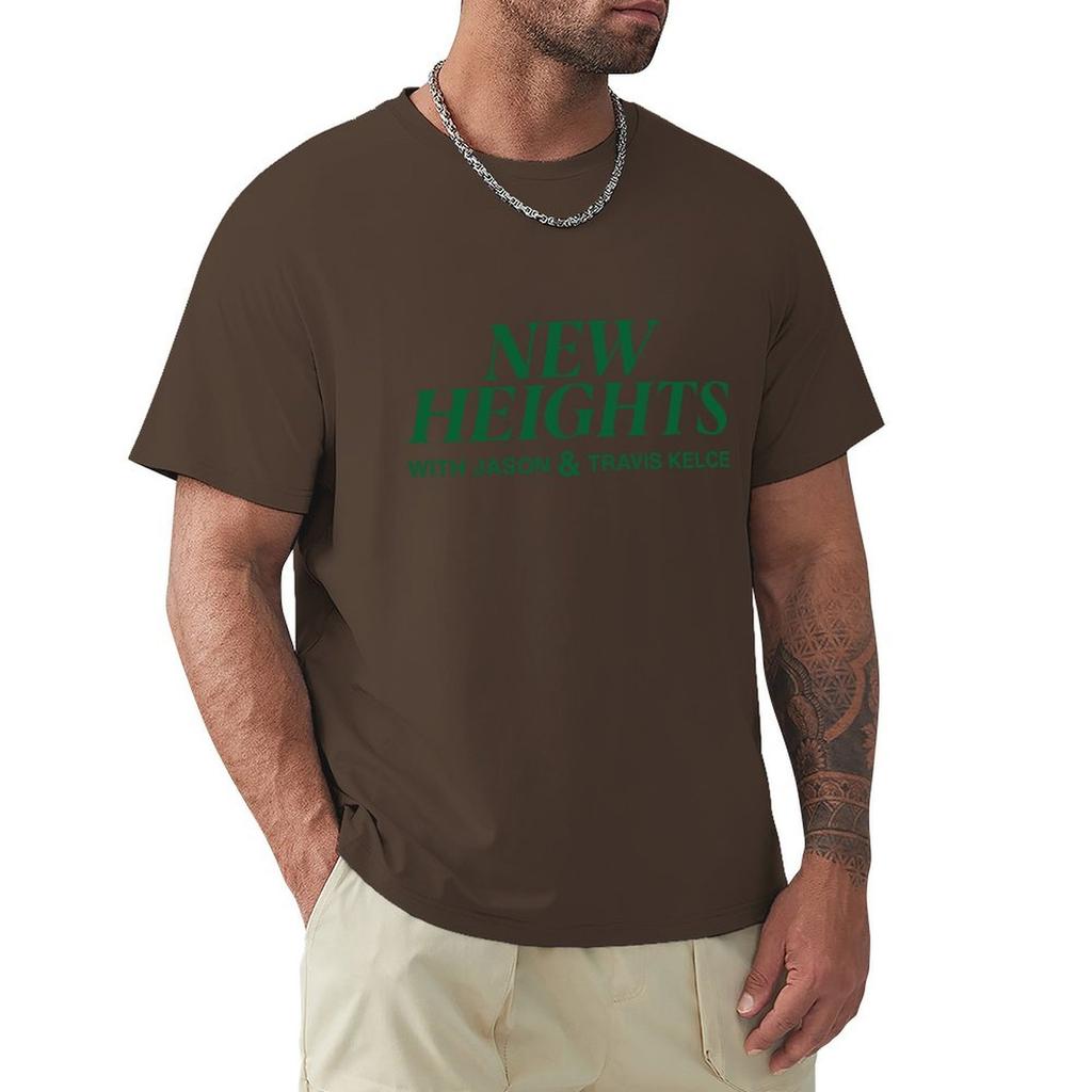New Heights Merch New Heights Podcast T-Shirt Sweat Animal Prinfor Boys Quick Drying Blanks Mens Funny T Shirts