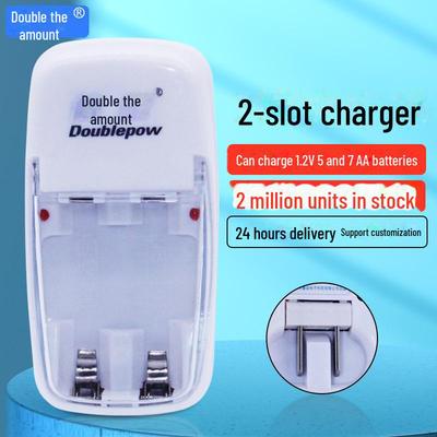 7-in-1 Rechargeable Battery Charger with 2, 3, 4, 5, 6, 8 Slots