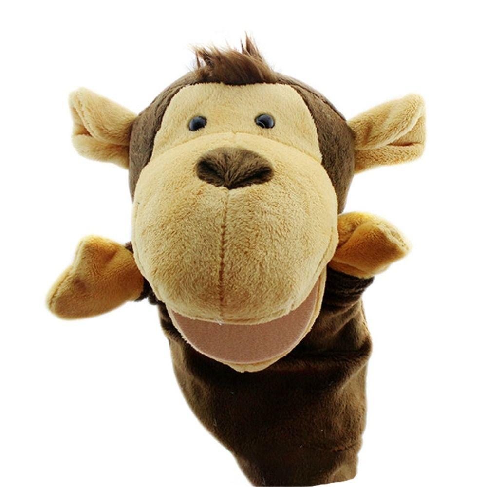 Cartoon Plushed Doll Soft Anime Doll Universal Hand Finger Puppet Narrate