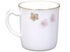 Okura Art Pottery Sakura Series 3rd Edition "Hatsumiyozakura" Mug, Coffee/Tea, Approx. 310cc, Made in Japan, 105C/A682-3