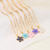 Elegant Cherry Pendant Necklace Dainty Alloy Chain Jewelry with Adjustable Length for Daily Wear and Special Occasions