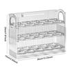 30 Grids Egg Storage Box Egg Tray Organizer Large Capacity Household Egg Holder Transparent Home Egg Container for Refrigerator