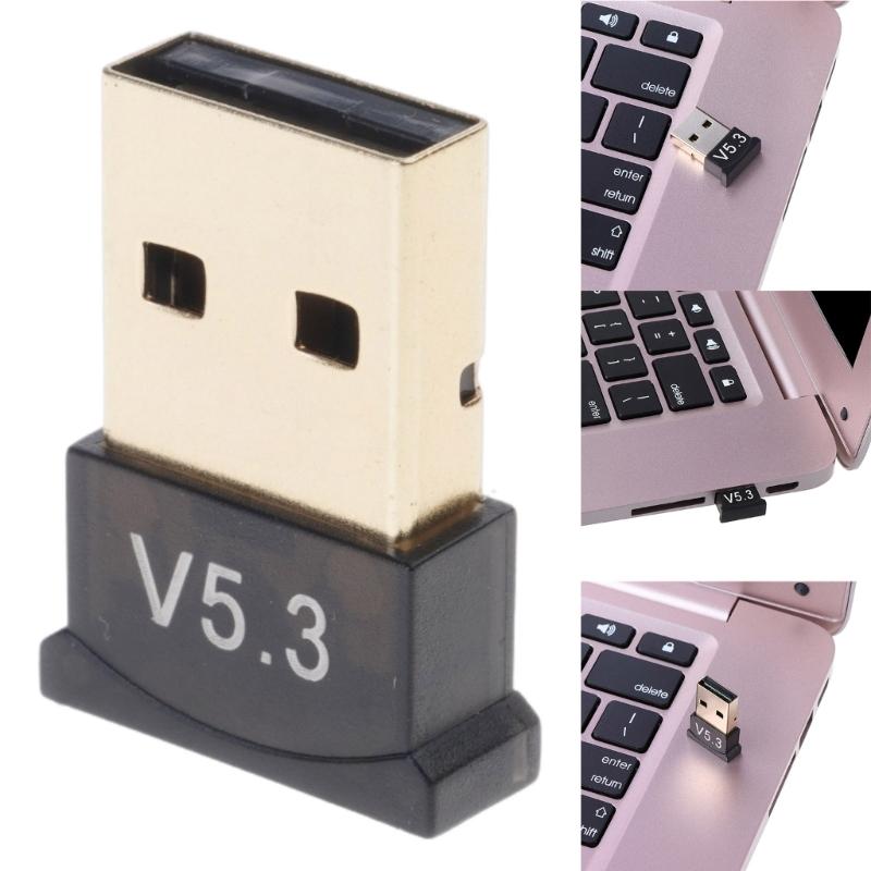Mini Bluetooth-compatible 5.0 USB Adapter Wireless Audio Receiver Transmitter for PC Computer Laptop Earphone