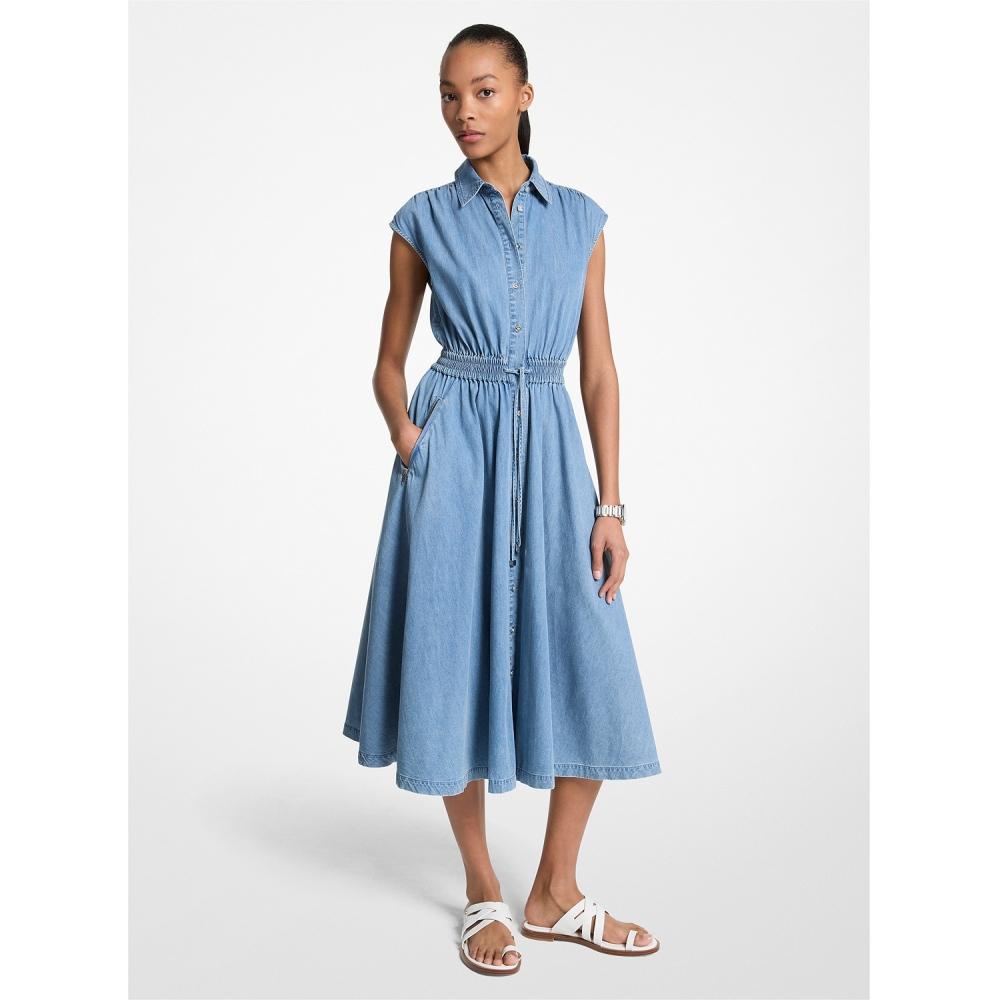 

Michael Kors Джинсовое миди-платье Jt5833ejgx538 Angel Blue Wash XL