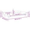 VidaXL Children's Sofa Pink 100x50x26 Cm Velvet, Mini Sofa, Mini Sofa Chair, Mini Sofa for Children, Sofa of 3196396
