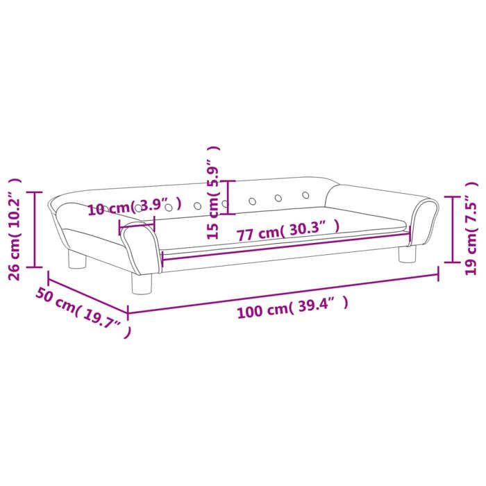 VidaXL Children's Sofa Pink 100x50x26 Cm Velvet, Mini Sofa, Mini Sofa Chair, Mini Sofa for Children, Sofa of 3196396
