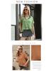 Europäischer & Amerikanischer Stil Damen Einfarbig Kurzarm Locker Bluse T-Shirt, 2025 Kollektion