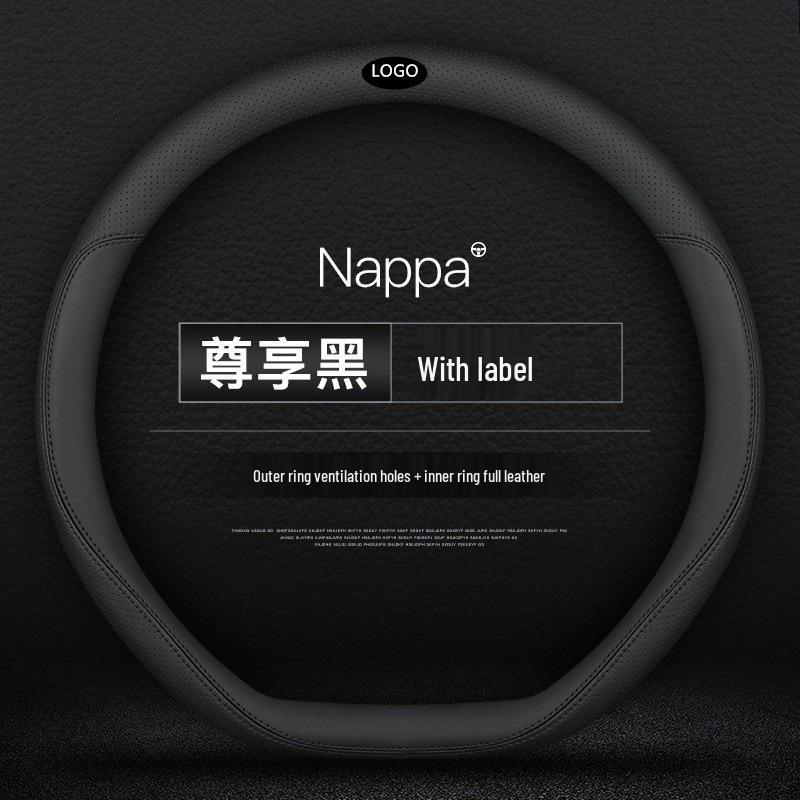 Genuine Leather Steering Wheel Cover for MG6/MG Pilot HS 5, Roewe ZS, and Roewe 3SW