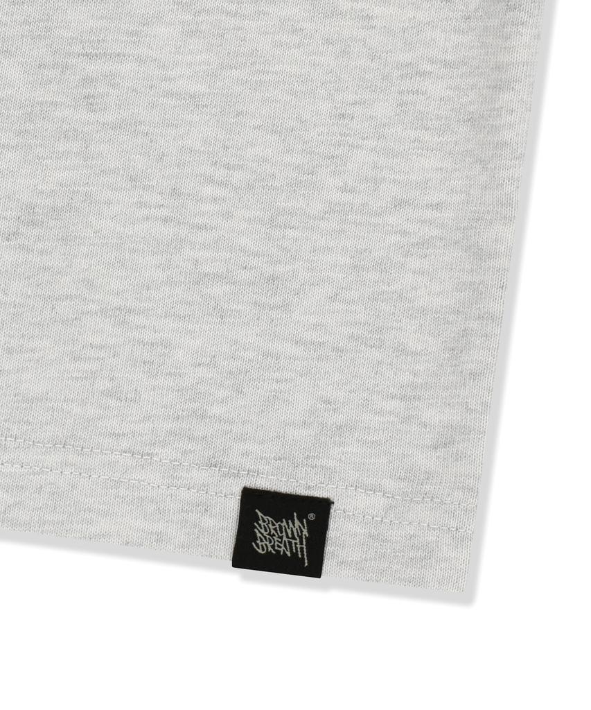 BROWNBREATH Seam Sprayed Tee - Oatmeal