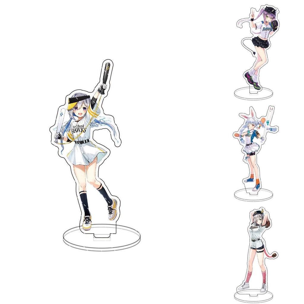 Exquisite Hololive Acrylic Stand Figure Featuring Aqua Akai Shirakami Pekora Natsuiro Inugami Sakura