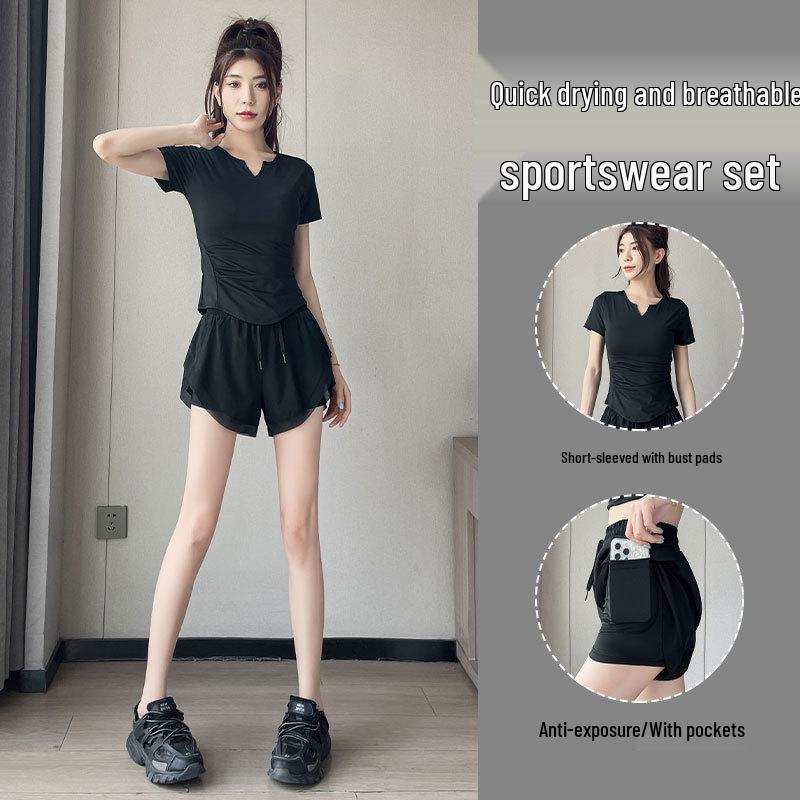 2025 Women's Quick-Dry Sports Set: Summer Running, Badminton, Yoga, Gym Fashion