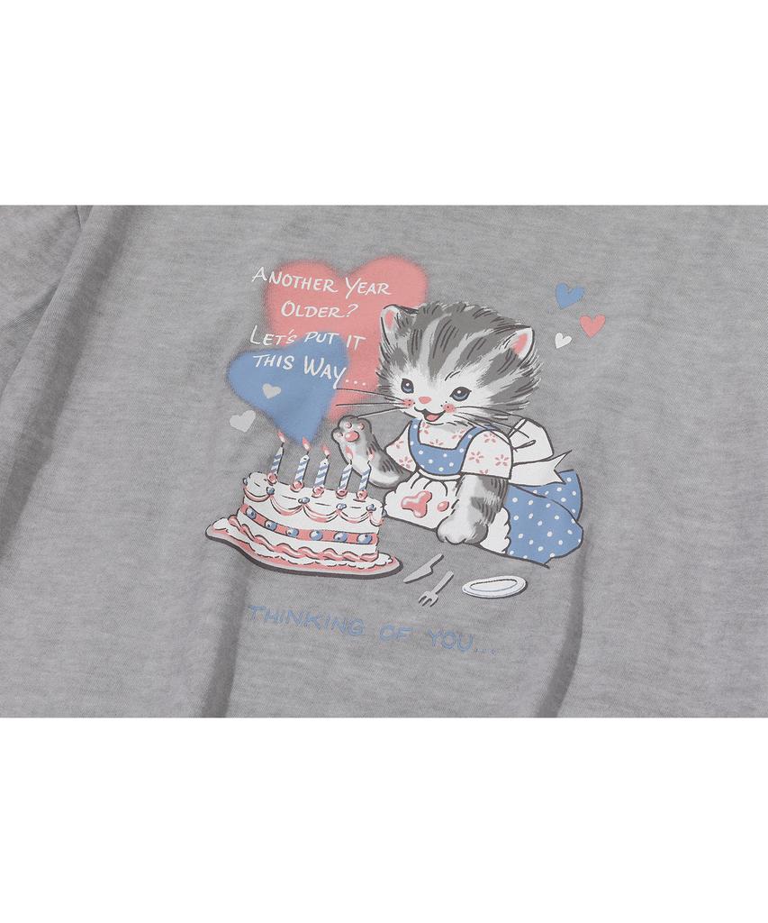 CPGN STUDIO Sweet Kitty Pigment Ringer Tea Ghost Gray