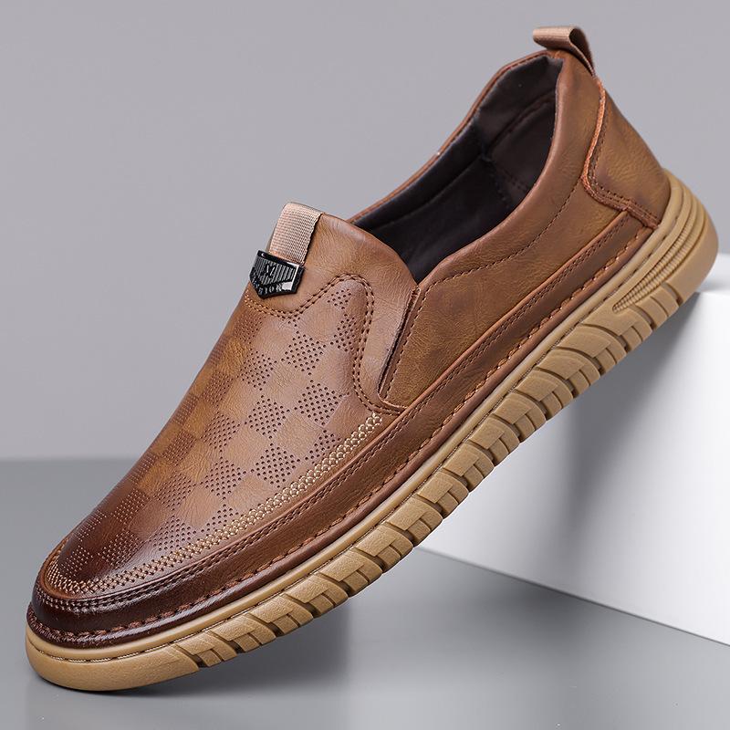 

Spring and Autumn new handmade online casual shoes men s soft-soled versatile dad shoes men s foot shoes 38 чёрный