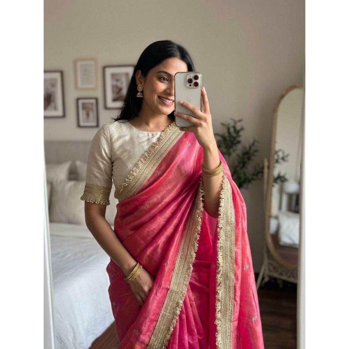 New Launch – Designer Party Wear Space Silk Saree Collection