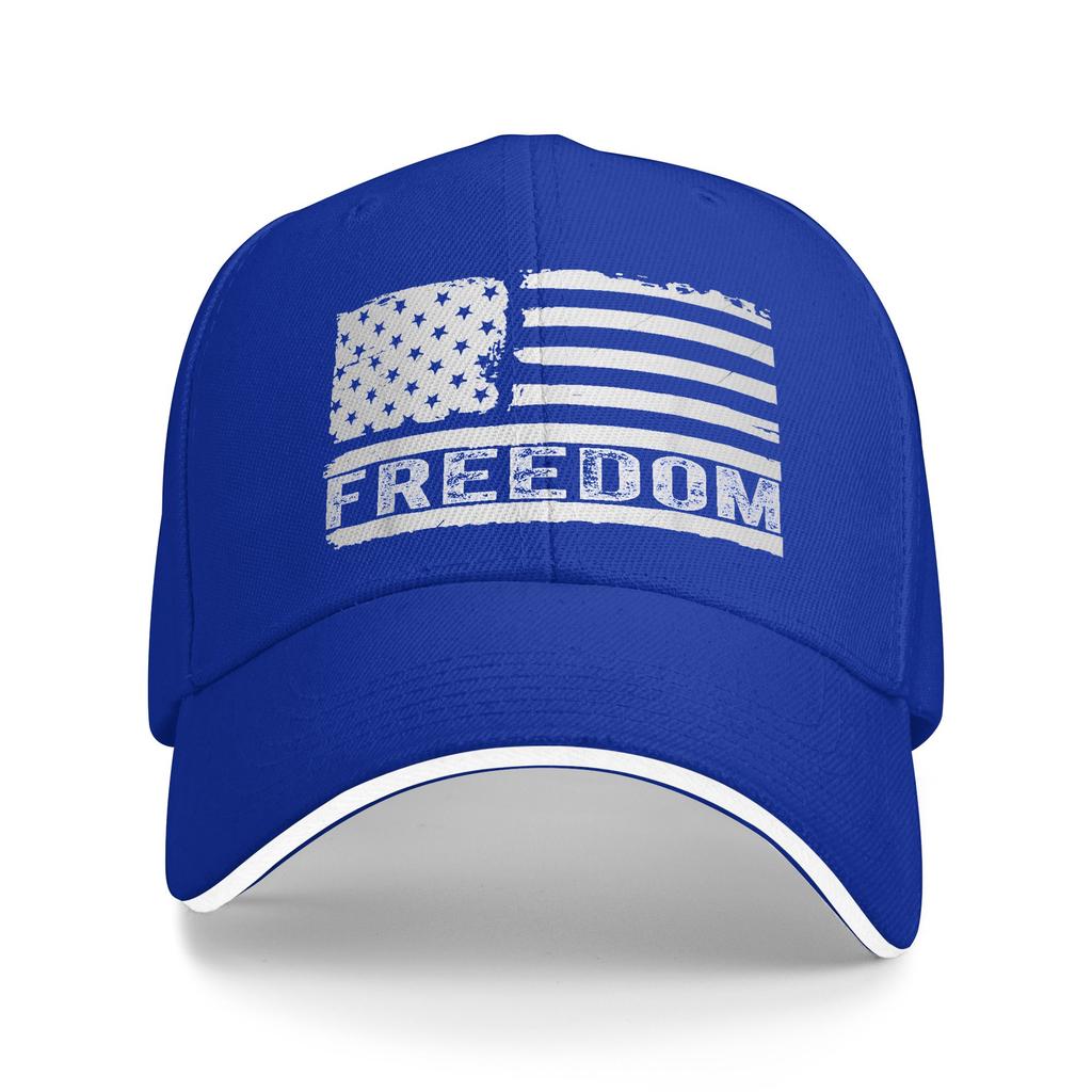Summer Flag Freedom CHARLIE KIRK Baseball Cap Tennis Skate Y2k Retro Custom DIY Sun Hip Hop Hats Unisex Breathable Snapback Cap