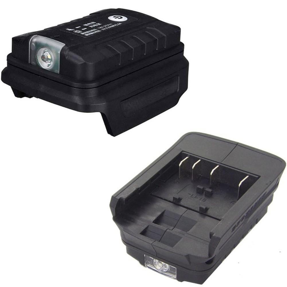 Batteries to Go For Bosch 18V USB Charger Adapter with LED Illumination