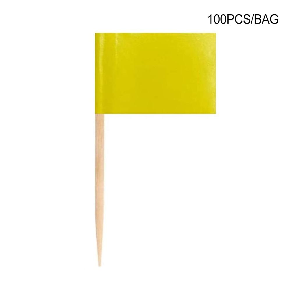 100 Stück Kuchendekorationszubehör Blanko Halloween Backwerkzeuge Mehrfarbig Schlichter Stil Gastgeschenke Happy Birthday Dekorationen