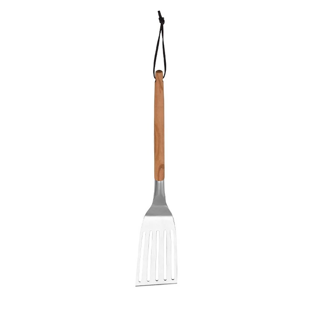 1/4pcs Stainless Steel Cooking Utensil Wooden Handle Frying Spatula Leaking Spatula Soup Spoon Kitchenware Utensils Kitchen Tool