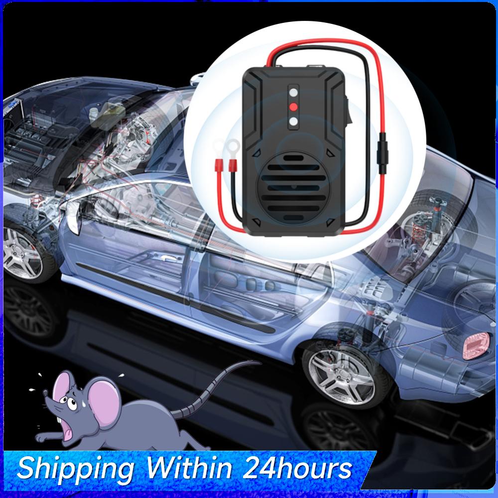 

12V Ultrasonic Rodent Repeller Car Pest Repeller Car Ultrasonic Mouse Repeller for Cars Trucks RV Engine Bay Warehouse Attic China Mainland