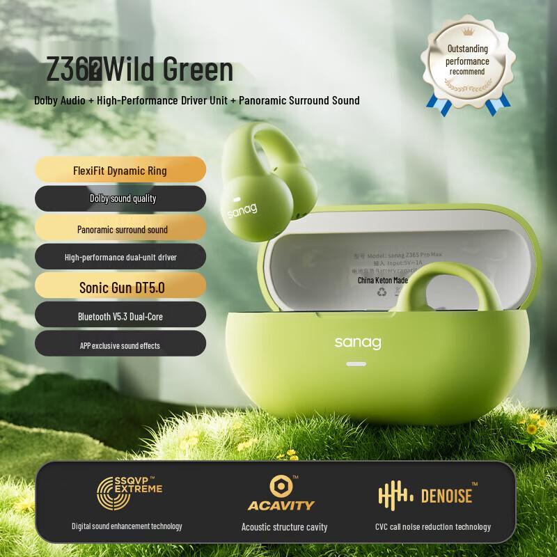 

SANAG Z36 Open-Ear Clip-On Bluetooth Headset