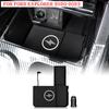 Car Wireless Charger Pad Stable Fast Charging For Ford Explorer 2020-2023 Center Console Storage Box Trim Decoration Accessories