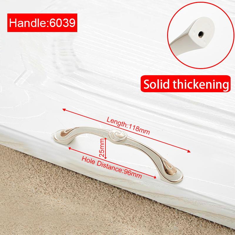 NAIERDI Ivory White Cabinet Handles Zinc Aolly Kitchen Cupboard Door Pulls Drawer Knobs European Fashion Furniture Handle