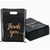 100 Pcs Plastic Thank You Packaging Bag Waterproof Shopping Bag Plastic Thank You Bags  Wedding