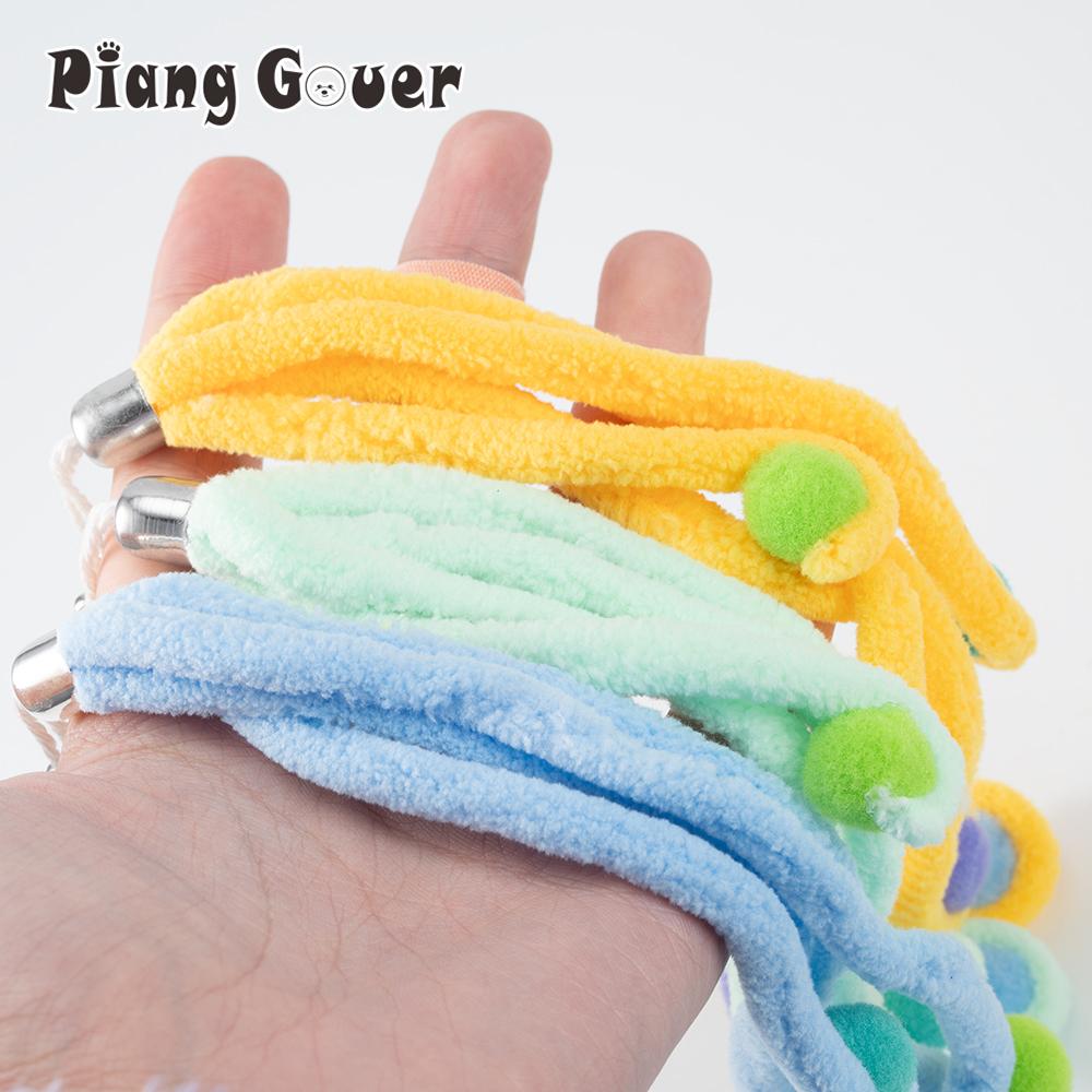 5pcs/10pcs Plush Ball Cloth Strip Cat Toy Teaser Stick for Replace Heads Pet Toys Wand Accessories