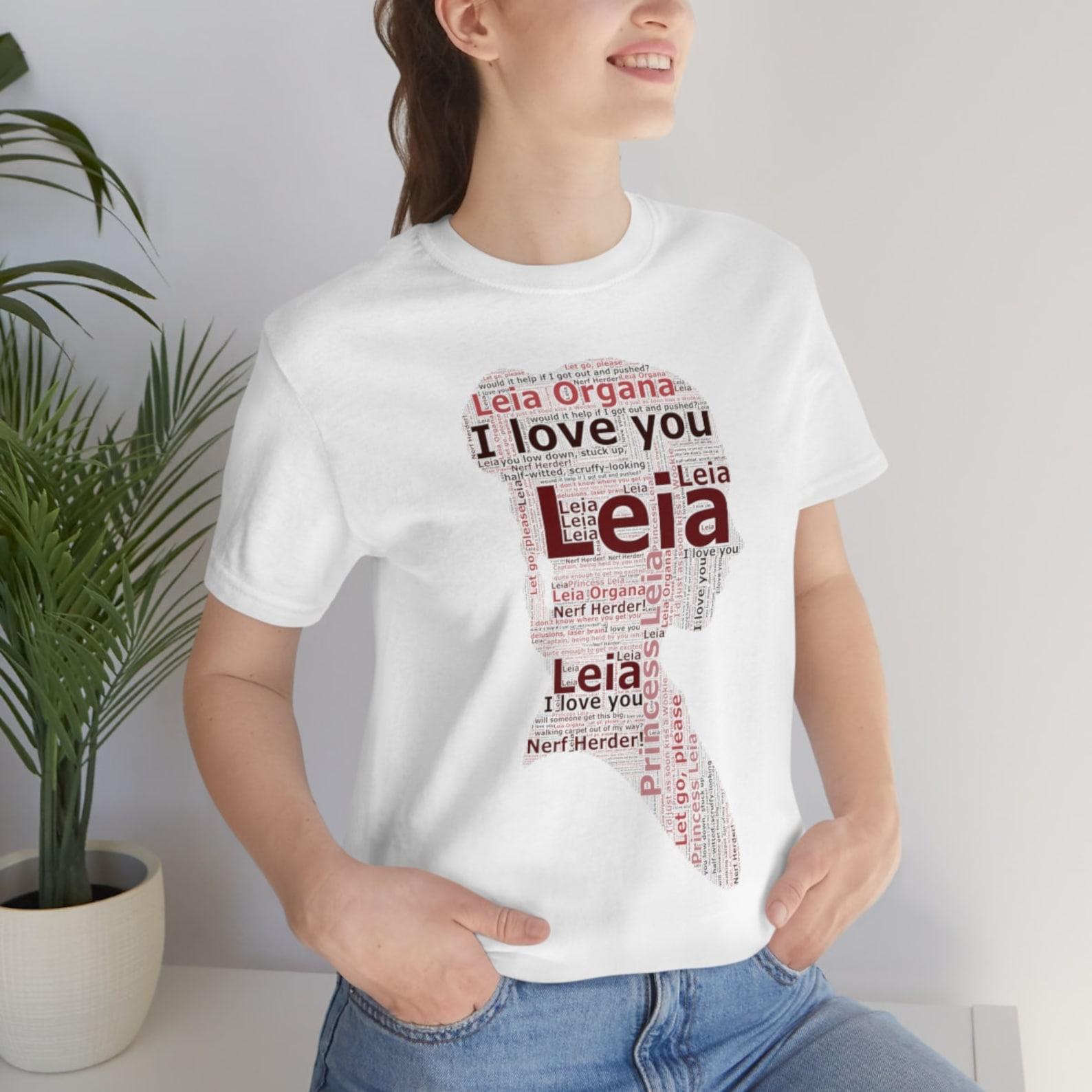 Star Wars Princess Leia Quotes Unisex Jersey Short Sleeve Tee S