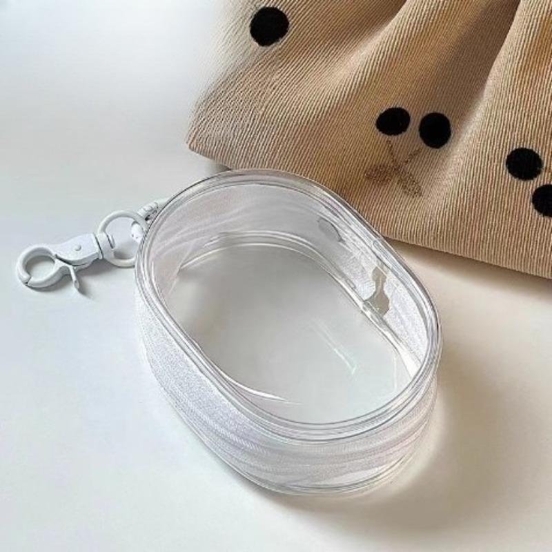 

Прозрачная сумка для хранения кабелей данных, дорожное зарядное устройство, защита для организации кабелей, визуальная многоцелевая организация, портативная сумка прозрачный белый