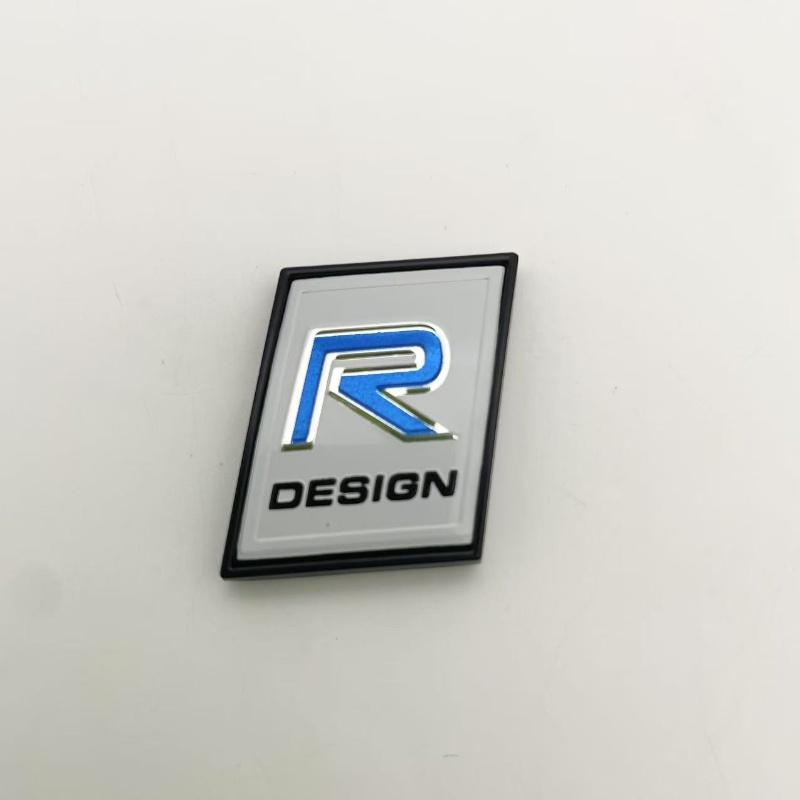 3D Sweden Flag Moose R Design AWD Emblem Metal Car Side Badge Rear Trunk Sticker Volvo V40 V50 S40 S80 XC60 S90 XC90 S60 XC40