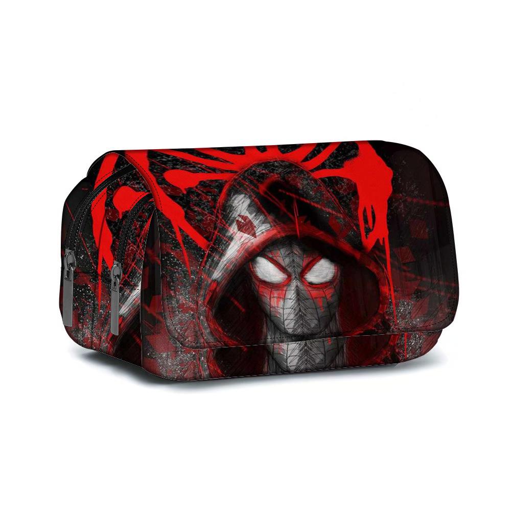 Spider-Man Pencil Case Full Printing Stationery Case Primary And Secondary School Students Animation Pencil Case Large Capacity Pencil Case