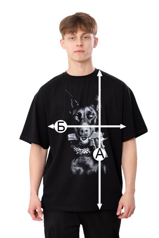 Graphic Oversized Tee for Men – Breathable Cotton, Trendy Style Summer 3383-036-33-3 HC