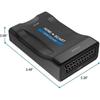 Adattatore Convertitore HDMI a SCART, Supporta Formati PAL/NTSC