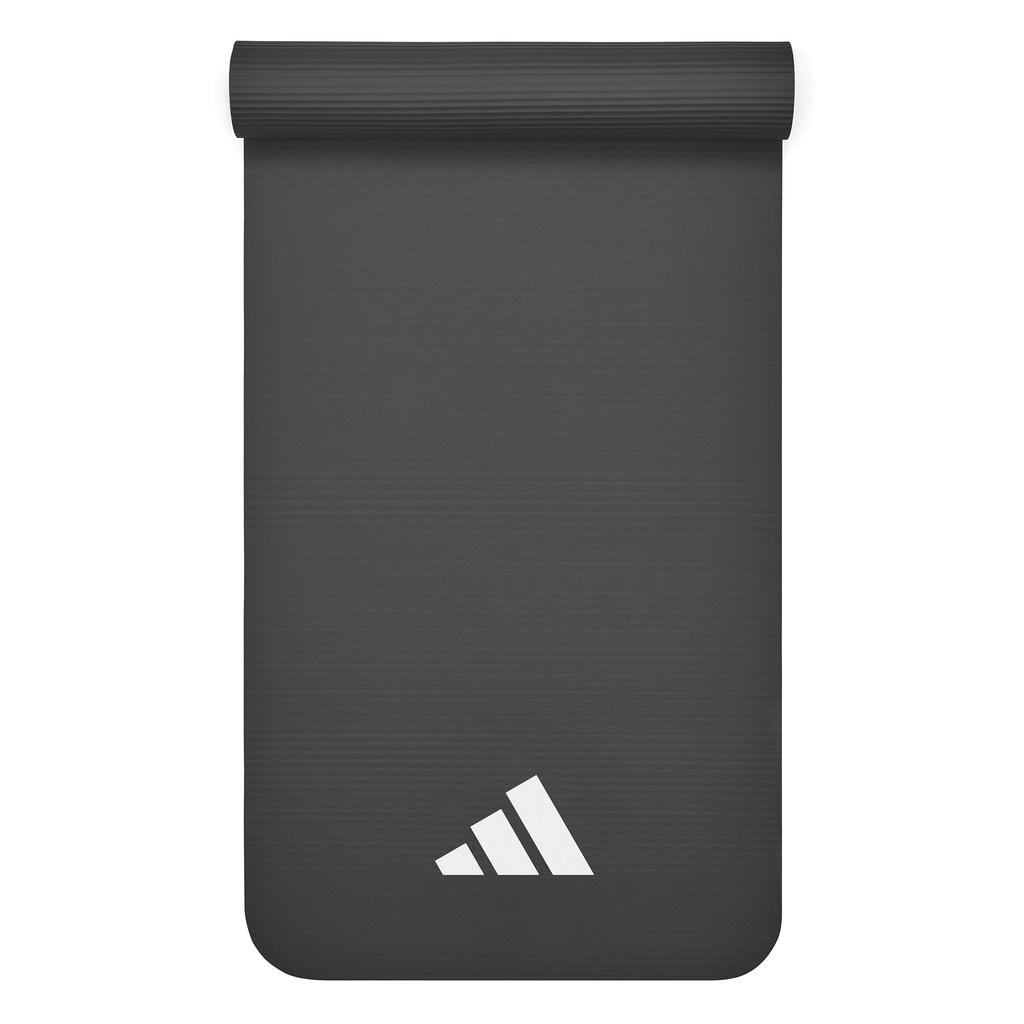 Adidas Lightweight Fitness/Yoga Mat, 7mm, Gray, (850g), Compact, ADMT-11014GR