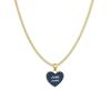 Zodiac Creative Stylish Heart Necklace For Women Elegant Alloy Charm Gift Jewelry