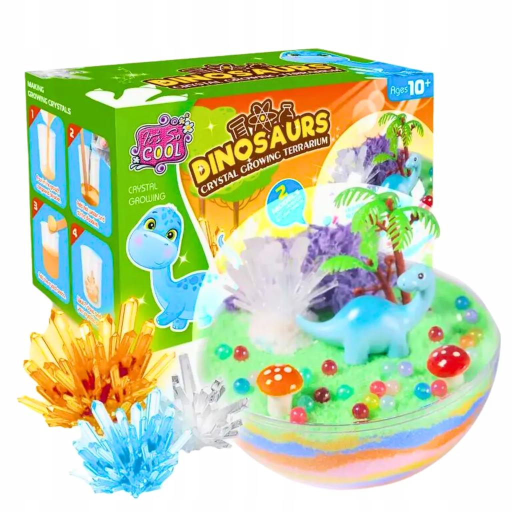 LED Crystal Growing Creative Educational Kit Aquarium Dinosaur Chemist