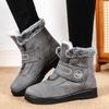 Thick Plush Snow Boots Woman 2025 Winter Keep Warm Fur Ankle Boots for Women Comfort Non Slip Cotton Padded Shoes Plus Size 44